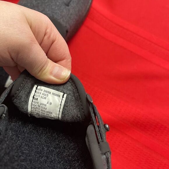 Earth Mule Womens 8M Black Grey Wool Felt Dream Renmen Ayiti Slip On Shoe - Picture 12 of 12